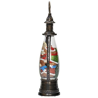 Roman Lighted Stacked Cow Mooey Lantern Outdoor Decor