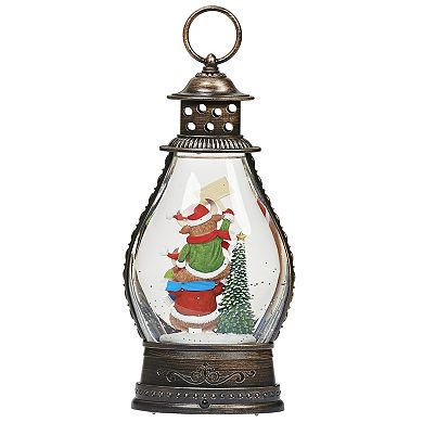 Roman Lighted Stacked Cow Mooey Lantern Outdoor Decor