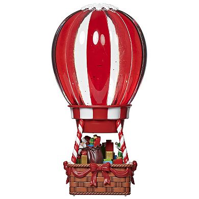 Roman Lighted Hot Air Balloon With Santa Table Decor