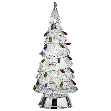 Roman 12.5-inch Lighted Tree With Lighted Bulbs Table Decor