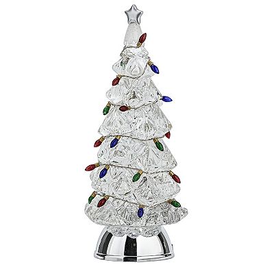 Roman 12.5-inch Lighted Tree With Lighted Bulbs Table Decor