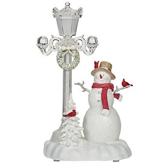Roman Lighted Musical Lamp Post Table Decor