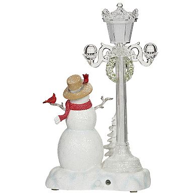 Roman Lighted Musical Lamp Post Table Decor