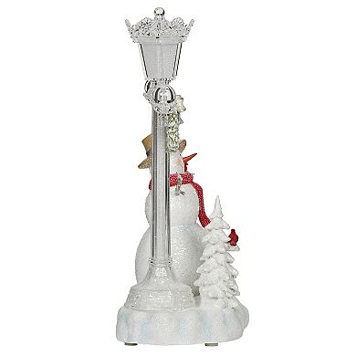 Roman Lighted Musical Lamp Post Table Decor