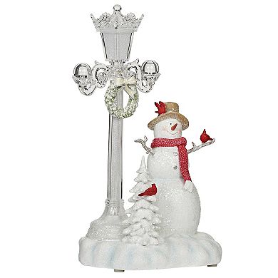 Roman Lighted Musical Lamp Post Table Decor