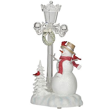 Roman Lighted Musical Lamp Post Table Decor