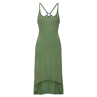 Lascana Women's Strap Detail High Low Dress