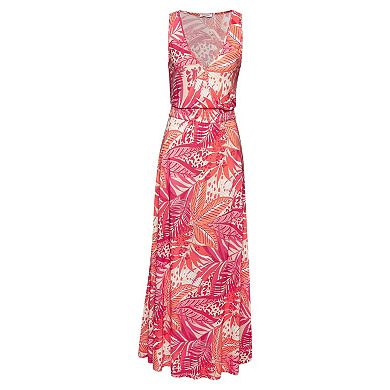 Lascana Women's Smocked Waist Maxi Dress