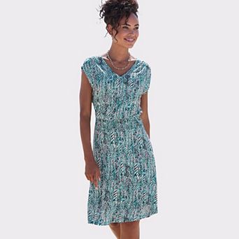 Lascana Women's Smocked Waist Dress