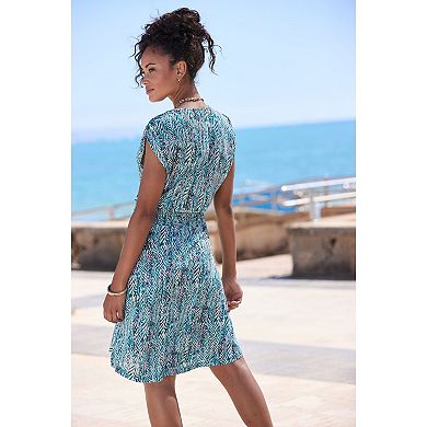 Lascana Women's Smocked Waist Dress