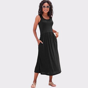 Lascana Women's Smocked Strap Dress