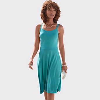 Lascana Women's Strappy Back Detail Dress