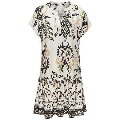 Lascana Women's Flounce Hem Shift Dress