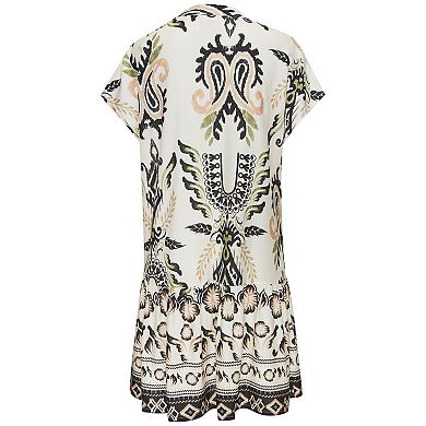 Lascana Women's Flounce Hem Shift Dress