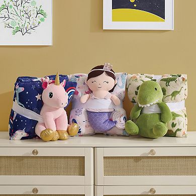 Olivia & Finn 3-Piece Throw and Decorative Pillow Set