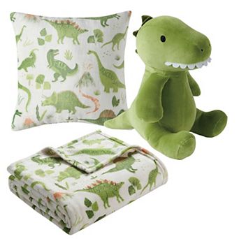 Olivia & Finn 3 pc Throw and Decorative Pillow Set