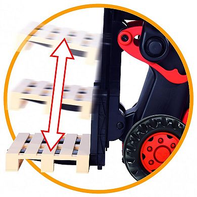 AquaPlay BIG Linde Forklift Pedal Ride-On Toy Vehicle With Adjustable Seat