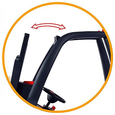 AquaPlay BIG Linde Forklift Pedal Ride-On Toy Vehicle With Adjustable Seat