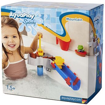 AquaPlay Sploshy Mountain Water Play Set With Toy Boat & Frog Figurine