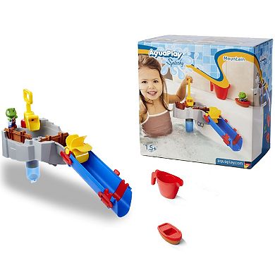 AquaPlay Sploshy Mountain Water Play Set With Toy Boat & Frog Figurine