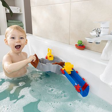 AquaPlay Sploshy Mountain Water Play Set With Toy Boat & Frog Figurine