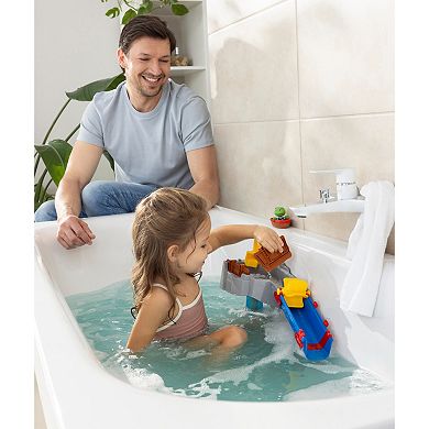 AquaPlay Sploshy Mountain Water Play Set With Toy Boat & Frog Figurine