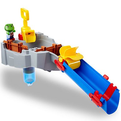 AquaPlay Sploshy Mountain Water Play Set With Toy Boat & Frog Figurine