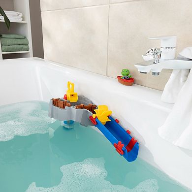 AquaPlay Sploshy Mountain Water Play Set With Toy Boat & Frog Figurine