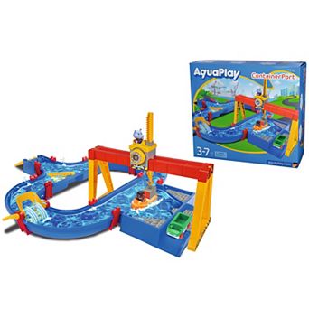 AquaPlay ContainerPort Waterway Playset With Toy Boat & 2 Animal Figures