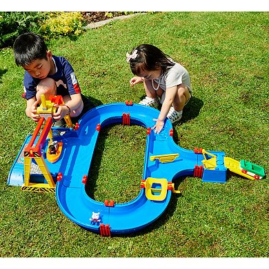 AquaPlay ContainerPort Waterway Playset With Toy Boat & 2 Animal Figures