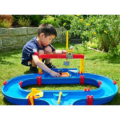 AquaPlay ContainerPort Waterway Playset With Toy Boat & 2 Animal Figures