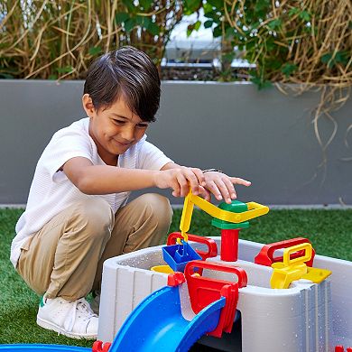 AquaPlay Harbor Waterway Playset With 3 Toy Boats & 2 Animal Figures