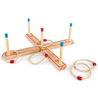 Wilton Bradley Ring Toss Game Indoor-Outdoor Wood Play Set