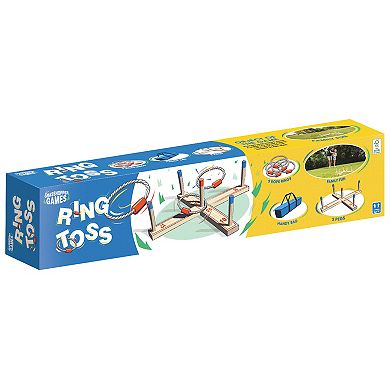 Wilton Bradley Ring Toss Game Indoor-Outdoor Wood Play Set