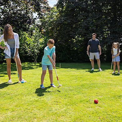 Wilton Bradley Croquet 4-Mallet Wood Set Outdoor Lawn Game