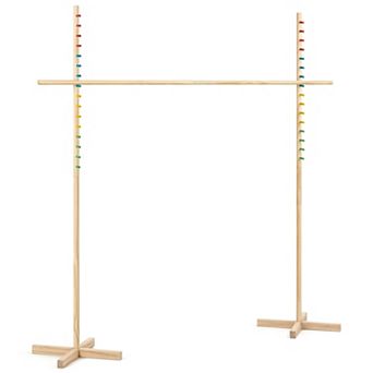 Wilton Bradley Limbo Game Wood Set Outdoor Activity & Travel Bag