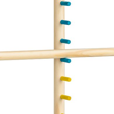 Wilton Bradley Limbo Game Wood Set Outdoor Activity & Travel Bag