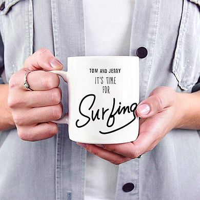 Tom and Jerry (Surfing) 11 oz Ceramic Mug WMUG1451