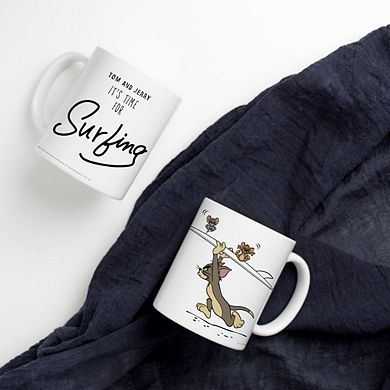 Tom and Jerry (Surfing) 11 oz Ceramic Mug WMUG1451