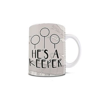 Harry Potter (I'm a Catch He's a Keeper) 11 oz White Ceramic Mug WMUG1061