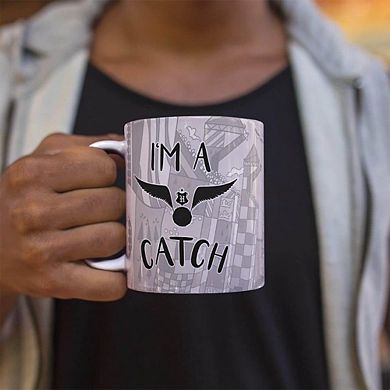 Harry Potter (I'm a Catch He's a Keeper) 11 oz White Ceramic Mug WMUG1061