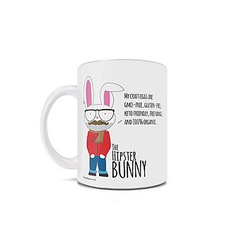 Easter Collection (Hipster Bunny) 11 oz Ceramic Mug WMUG1274
