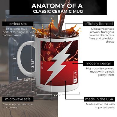 The Flash (Past Present Future) 11 oz Ceramic Mug WMUG1409