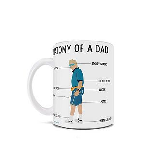 Parent Collection (Anatomy of a Dad) 11 oz Ceramic Mug WMUG1310