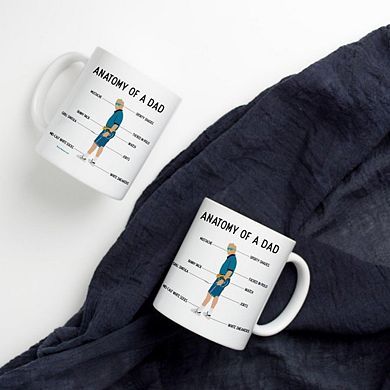 Parent Collection (Anatomy of a Dad) 11 oz Ceramic Mug WMUG1310