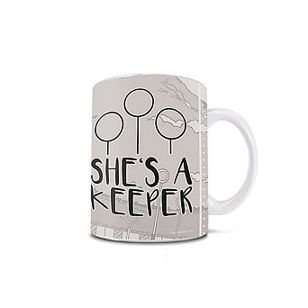 Harry Potter (I'm a Catch She's a Keeper) 11 oz White Ceramic Mug WMUG1062