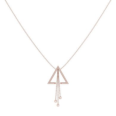 Skyline Triangle Diamond Lariat Necklace