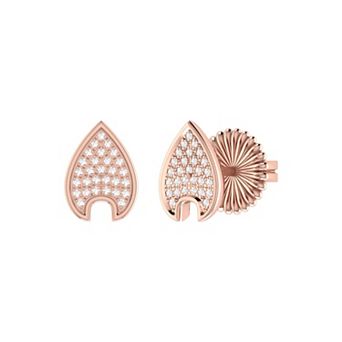 Raindrop Diamond Stud Earring