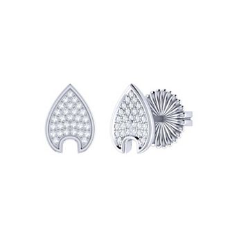 Raindrop Diamond Stud Earring
