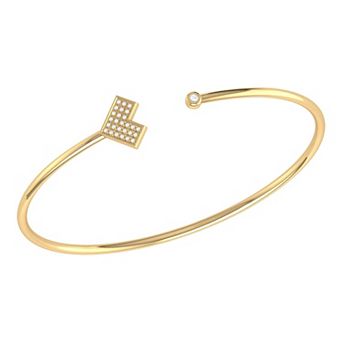 One Way Arrow Diamond Adjustable Cuff